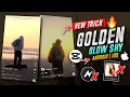 GOLDEN GLOW SKY EFFECT TUTORIAL ON IPHONE ANDROID CAPCUT GOLDEN GLOW SKY TUTORIAL REELS TREND