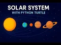 I Created the Solar System in Python Turtle AI Copilot Helped Me Do It
