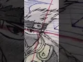 Lagu drawing of Kakashi hatake ☢️↪️#Kakashi   #naruto #sarengan  🤯🤯