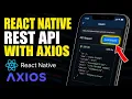 How to configure REST APIs in React Native with Axios - Beginner Guide