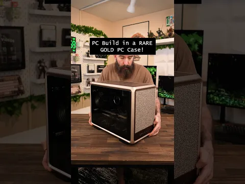 PC Build in RARE GOLD PC Case! #pc #pcbuild #pcgaming #gamingpc