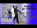 Yeonjun (연준) feat Daniela of KATSEYE 'Let me tell you' #dancetutorial Step by Step