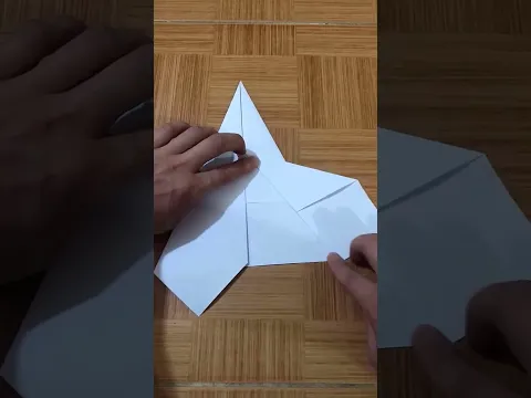 How to fold a paper airplane of a crane flying over your garden beautifully #shorts #youtubeshorts