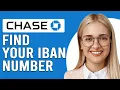 How To Find My IBAN Number Chase How Do I Find My Chase IBAN Number