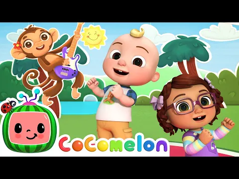 Download MP3 Monkey Rockabye Baby 🎶 | Dance Party | CoComelon Nursery Rhymes \u0026 Kids Songs