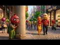 Potato betrayed Pomegranate for the love of Carrot Vegetable Cartoon Story Vegetable Story