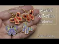 DIY Beaded Butterfly Brick stitch tutorial