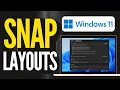 How To Use Snap Layouts for Multitasking in Windows 11