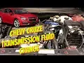 CHEVY CRUZE ATF TRANSMISSION FLUID LEVEL CHECK CHANGE OR TOP OFF