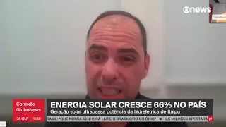 GloboNews: Energia solar cresce 66% no País
