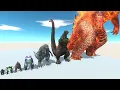 Download Lagu Nuclear Godzilla Evolution Atomic Breath vs ALL Dinosaurs Biollante T-Rex Carcharodontosaurus