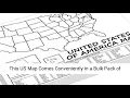 Coloring Page United States Map Coloring Page of The United States