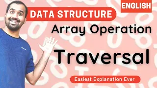 Array Operation Traversal Explained in English l Data Structure