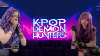 Mal loses her voice (Kpop demon hunters) scene edit