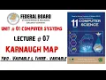 11th class computer 2024 nbf lecture 7 Karnaugh Map k - map Two three variable k