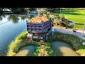 Lagu First Start Amazing Project!! Landfill Delete Deep Pond By Skills Dozer With 5t Truck Dumping Soil