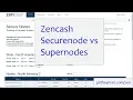 Zencash ROI Super Nodes vs Secure Nodes Set up update