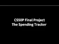 CS50P Final Project The Spending Tracker