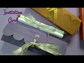 DIY Royal Scroll Invitation Card With Box Invitation Card Step by Step Arb s World