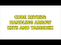 Code Review Handling arrow keys and tabIndex 3 Solutions