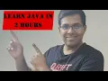 Java From ZERO to HERO in 2 Hours This Crash Course is ALL You Need