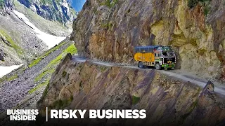 How Truck Drivers In India Navigate One Of The Most Dangerous Roads In The World Risky Business
