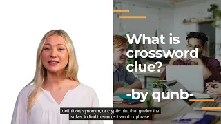 What is crossword clue