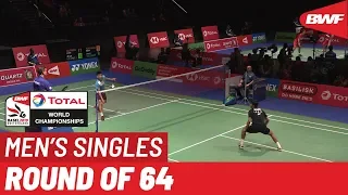 R64 MS SAI PRANEETH B IND 16 vs Jason Anthony HO-SHUE CAN BWF 2019