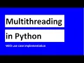 Multithreading in Python Input timeout implementation using multithreading