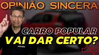CARRO POPULAR vai mesmo VOLTAR? Governo anuncia medidas para carro MAIS BARATO, mas vai funcionar?