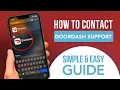 How To Contact Doordash Support SIMPLE Easy Guide