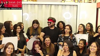Masti with students by Jas Sir Sam and Jas Hair Academy, Mumbai (Dombivli)