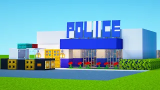 Minecraft Tutorial How To Make a Police Station