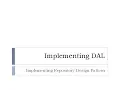 60 - Implementing DAL Data Access Layer in Repository Pattern