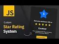Javascript Star Rating System Design Quick Tutorial
