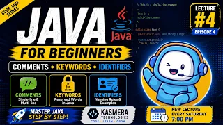 Java Comments Keywords Identifiers Explained Core Java Tutorial for Beginners L4