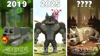 Evolution of Wolf - 99 Nights in the Forest Roblox 360°