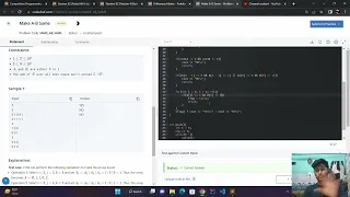 Problem - Make A-B Same CodeChef Starters