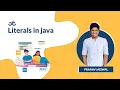 Java For Kids Literals in java