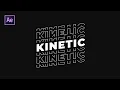 After Effects Tutorial - Kinetic Typography Animation in After Effects