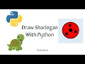 Draw Sharingan Eye Using Only Python Turtle