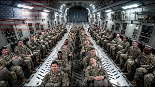 C-17 at Maximum Capacity Inside a Massive U S Airborne Paratrooper Deployment