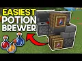 Easiest Automatic Potion Brewer Minecraft Bedrock 26 1 2026