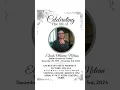 Elvesta Ollivierre-Mclean Funeral Announcement