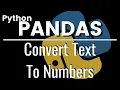 Convert To Numbers In Pandas Dataframe