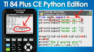 Easy Python Program for The Distance Formula