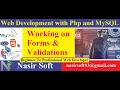 4 - HTML Form Handling Validation Web Development With PHP MySQL Tutorial Series