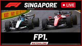 🔴 F1 LIVE - Singapore GP FP1 - Live Timing & Commentary