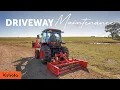 Maintain Your Driveway with Land Pride Grading Scraper Box Blade Tips with Kerrie Spence Kubota