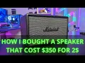 HOW I GOT A MARSHALL ACTON 3 SPEAKER FOR 2 - CHEAP TECH DEAL REVEALED